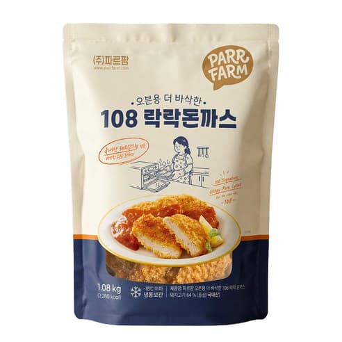 파르팜 오븐용 더 바삭한 108 락락 돈까스
