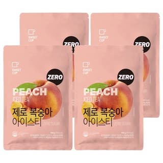 제로 복숭아 아이스티