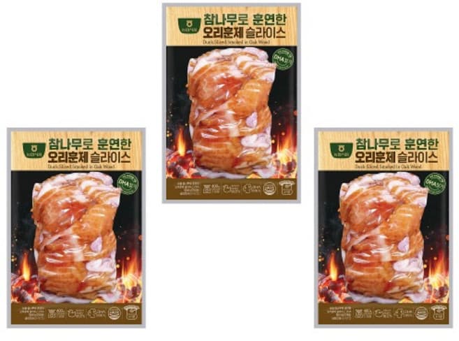 농협 참나무로 훈연한 오리훈제 슬라이스 DHA