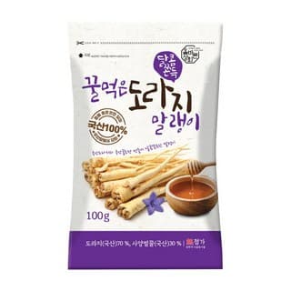 꿀먹은 도라지말랭이