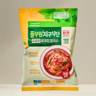 두유면 육개장식칼국수