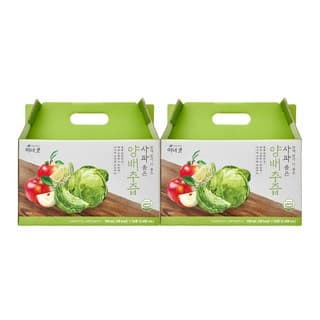 사과 품은 양배추즙