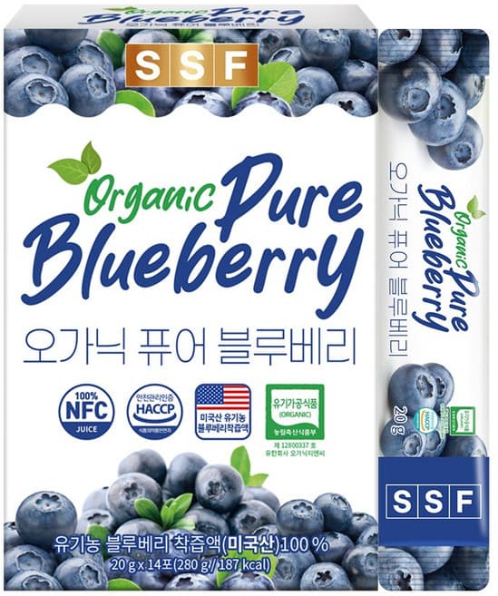 오가닉 퓨어 블루베리