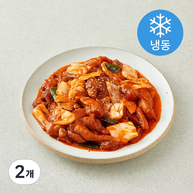 국내산 양배추를 듬뿍 넣은 춘천식닭갈비