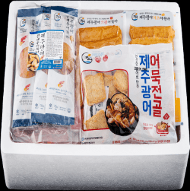 제주어묵 전4종세트(냉동)