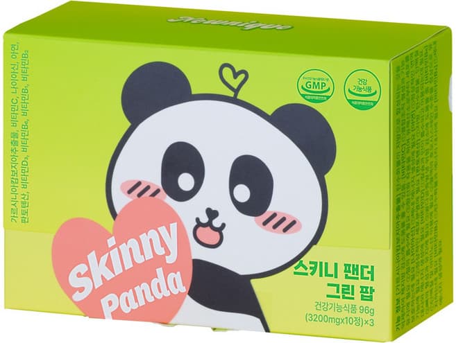 스키니 팬더 그린 팝