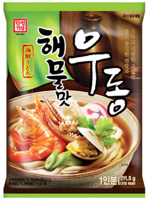 미리 쫄탱 해물맛우동