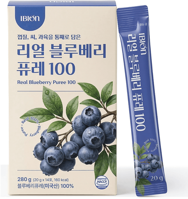 리얼 블루베리 퓨레 100