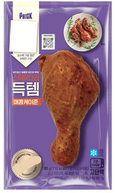 스틱닭다리 득템 매콤케이준