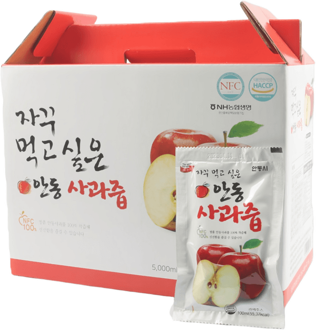 화천사과즙100