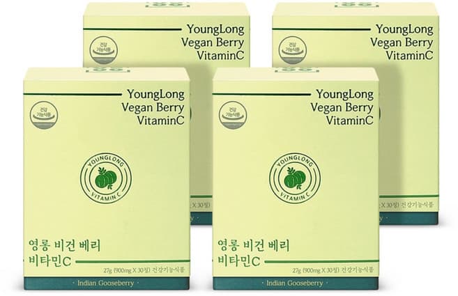 영롱 비건 베리 비타민C& 영롱 비건 효모 비타민D
