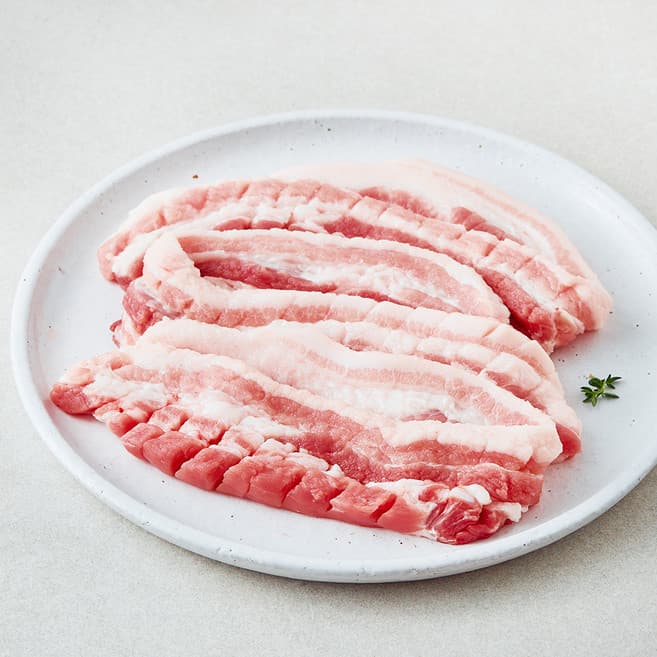 무항생제 두꺼운 칼집 삼겹살 구이용