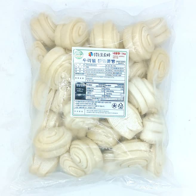 우리밀통밀꽃빵