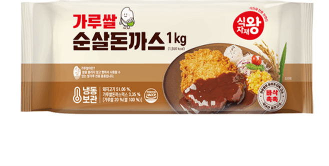 식자재왕 가루쌀 순살돈까스