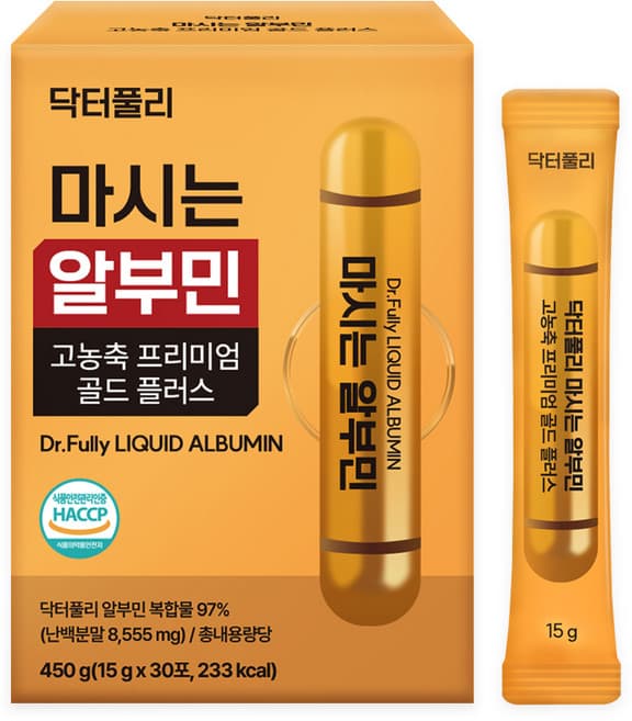 닥터풀리 마시는 알부민 고농축 프리미엄 골드 플러스