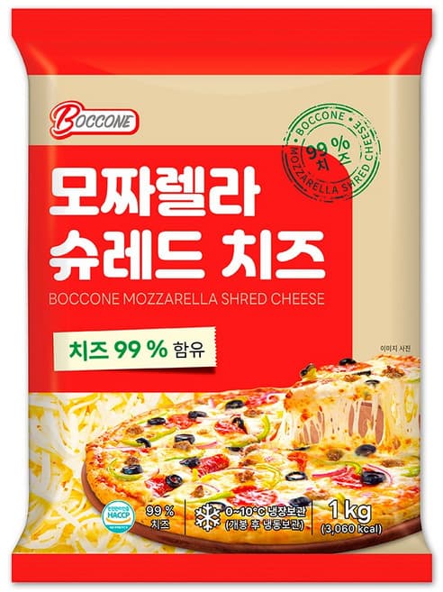 보꼬네 모짜렐라 슈레드 치즈