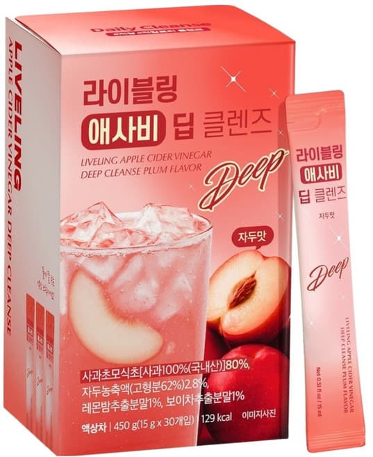 라이블링 애사비 딥 클렌즈 자두맛