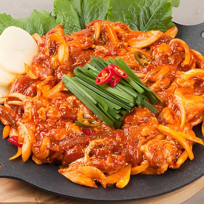 유황오리양념불고기