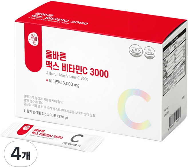 올바른 맥스 비타민C 3000+비타민D
