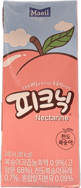 피크닉 천도복숭아
