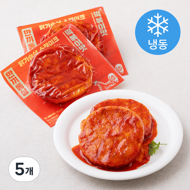 한끼통살 닭가슴살 스테이크 떡볶이맛