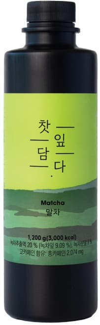 찻잎담다 말차