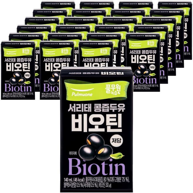 서리태 콩즙두유 비오틴