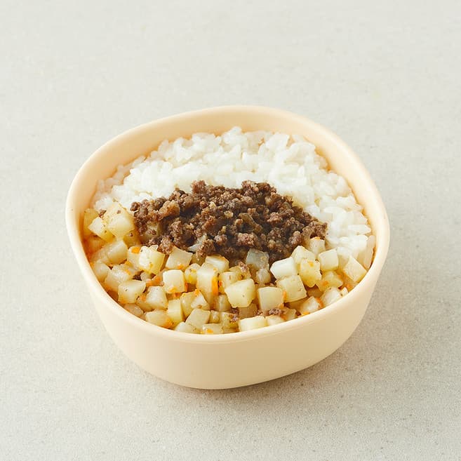 아이들 한우감자소보로덮밥