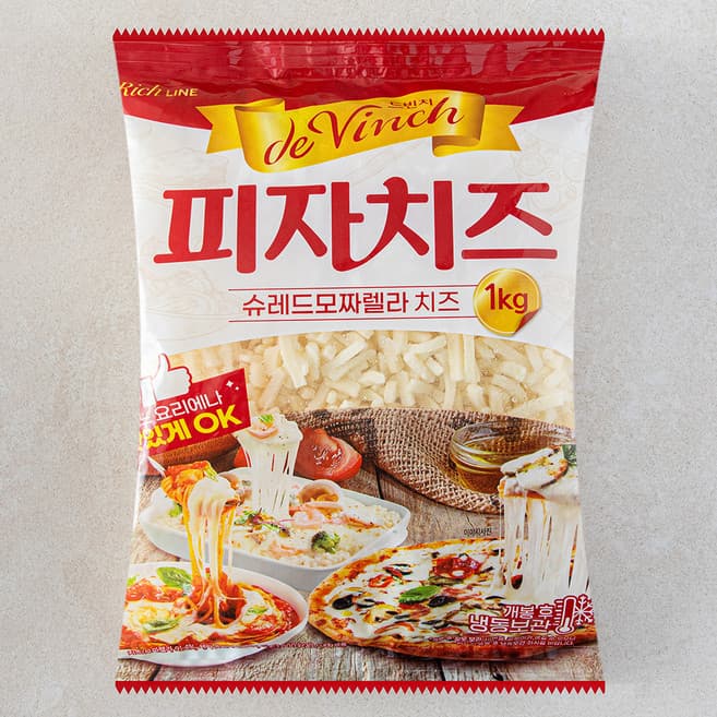 드빈치 피자치즈 슈레드 모짜렐라 치즈