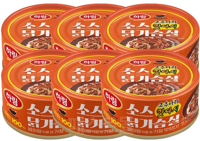 하림 소스닭가슴살 고추나라 맛다시