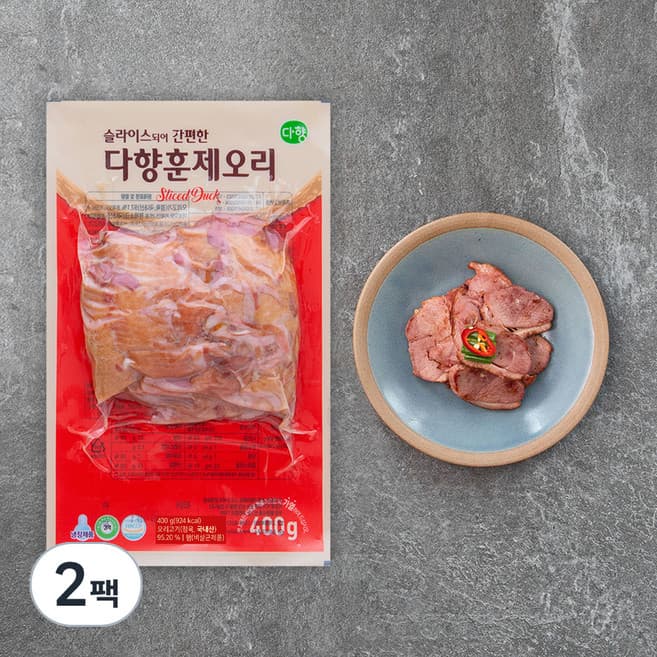 다향훈제오리400