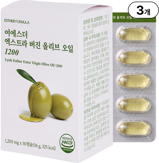 여에스더 엑스트라 버진 올리브 오일 1200