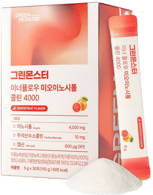 그린몬스터 이너플로우 미오이노시톨 콜린 4000