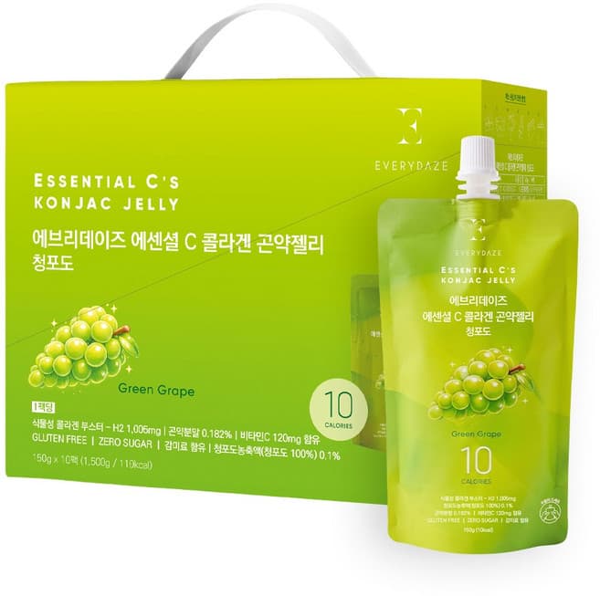 에브리데이즈 에센셜 C 콜라겐 곤약젤리 청포도