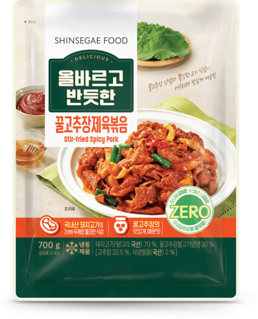 올바르고 반듯한 꿀고추장제육볶음