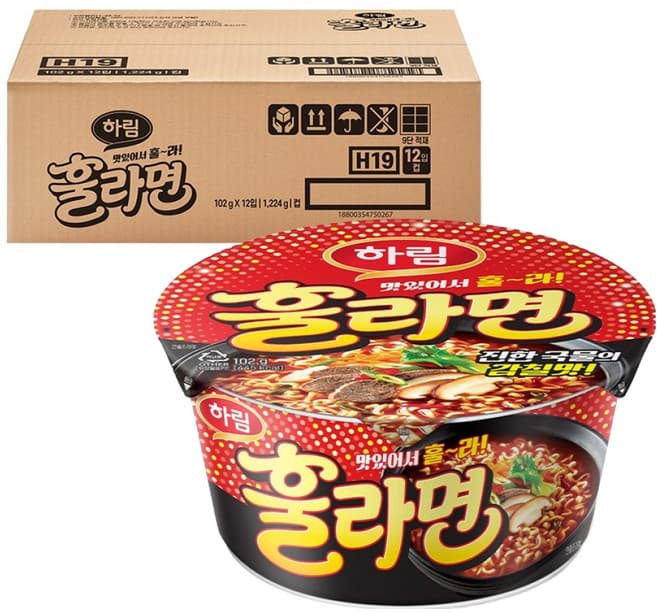 하림 훌라면 컵