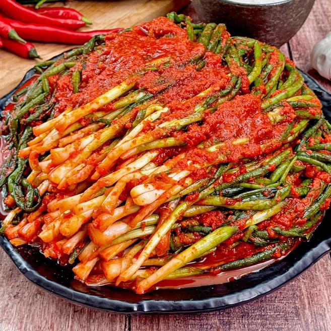 천만금 실비파김치