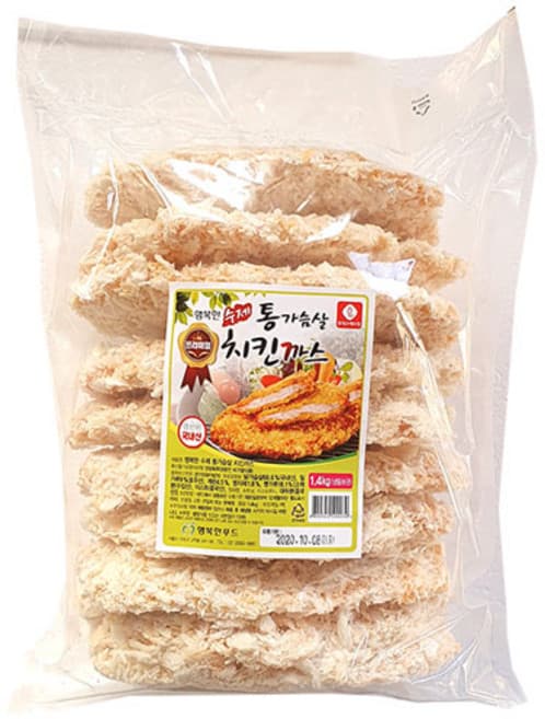행복한수제통가슴살치킨까스