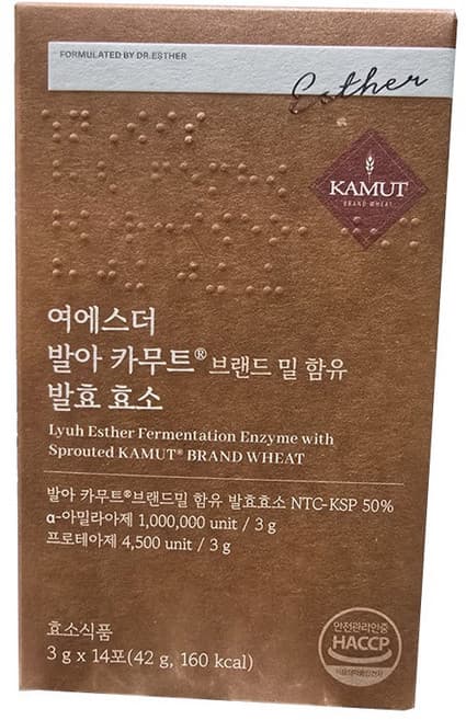 여에스더발아카무트®브랜드밀함유발효효소