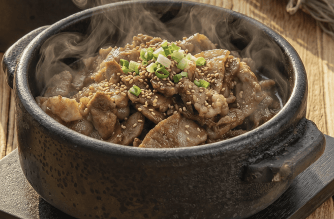 온천장 기사식당 돼지불고기
