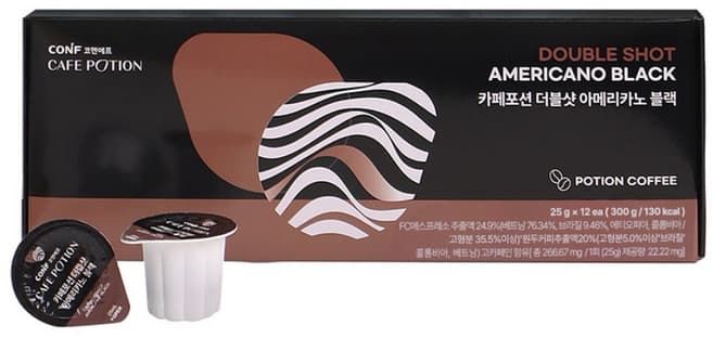 카페포션 더블샷 아메리카노 블랙