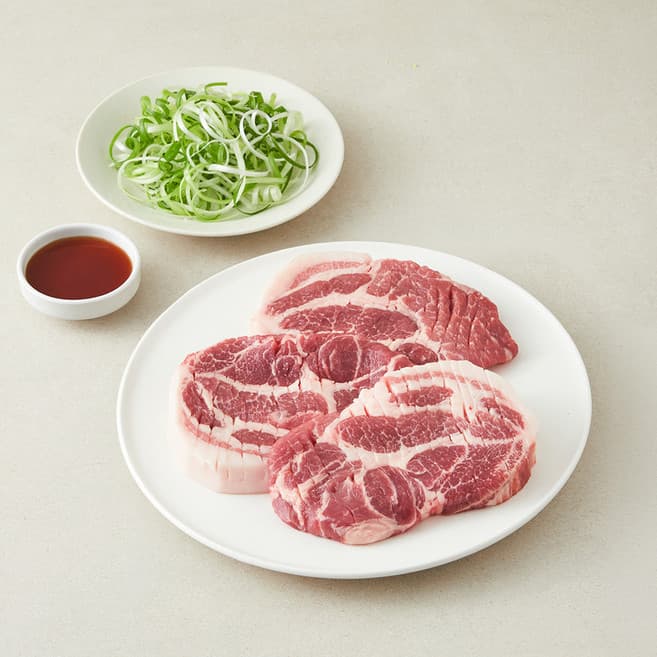 무항생제 한돈 칼집 목심 구이용