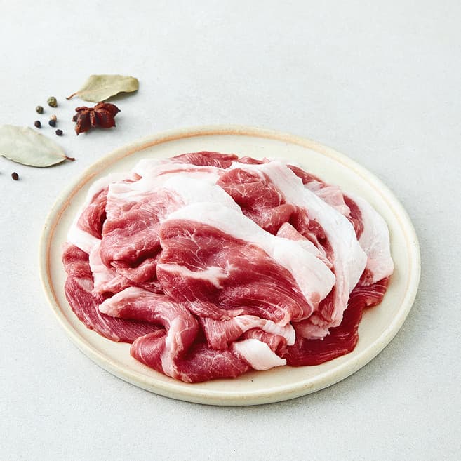 무항생제 한돈 앞다리살 불고기용