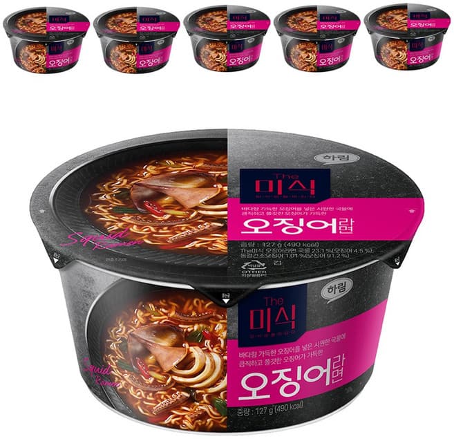 [대만]The미식 오징어라면 컵