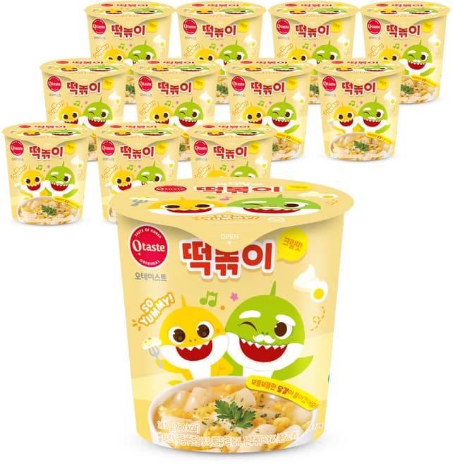 핑크퐁 아기상어 떡볶이 크림맛