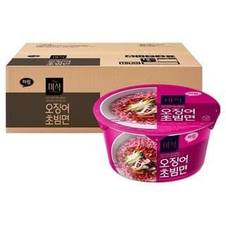 The미식 오징어초빔면 컵