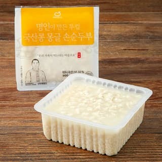 명인이 만든 투컵 국산콩 몽글 손순두부