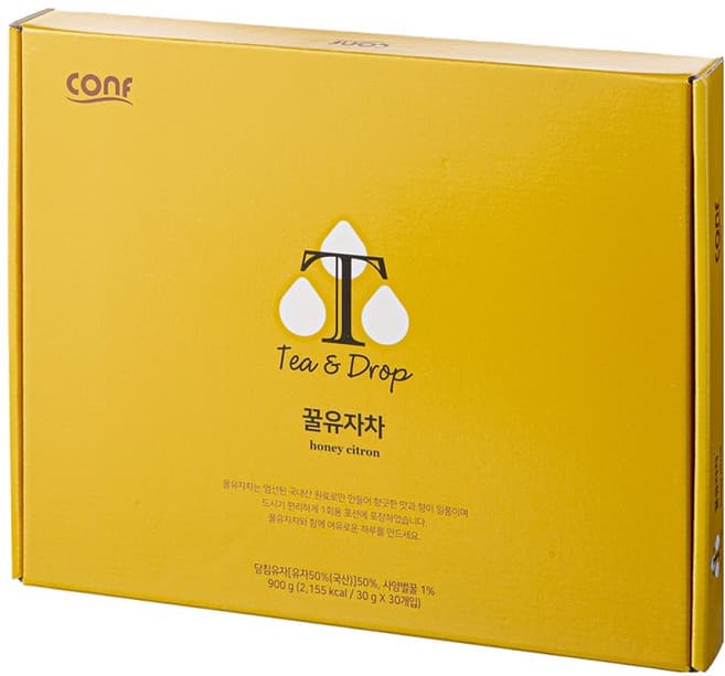 티앤드롭 꿀유자차 (T&Drop Honey Citrus Tea )