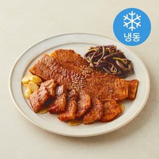 고사리랑마늘이들어간고추장삼겹살