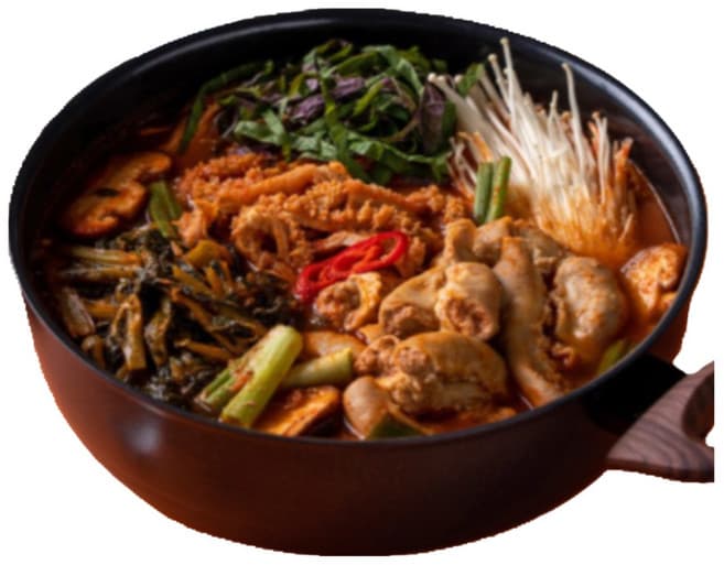 푸짐한 곱창전골